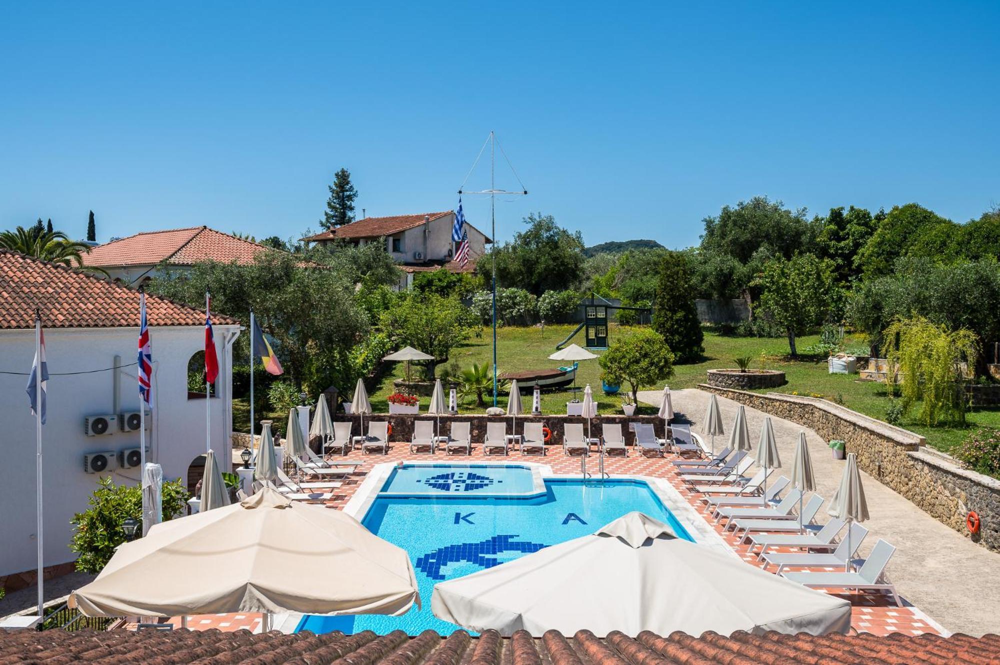 Marietta'S Resort By Konnect, Gouvia Corfu Bagian luar foto